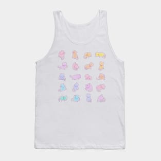 Pastel Rainbow Kitties Tank Top